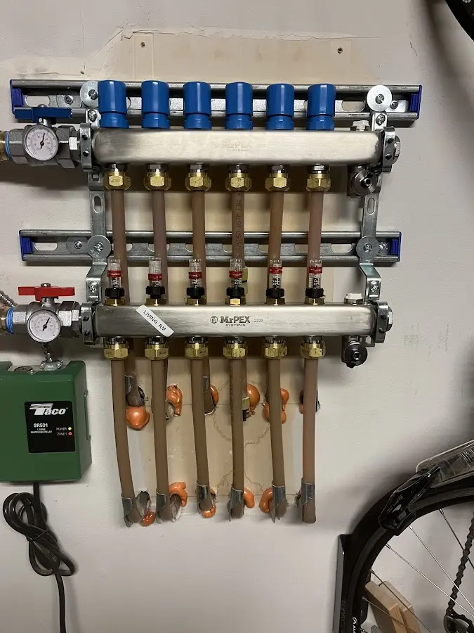 Plumber performing Gas Line Installation at a residential property in Byrnes Mill